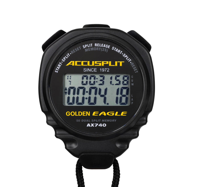 Accusplit AX740 – 50-Memory Dual-Split Stopwatch — Timing & Stopwatches