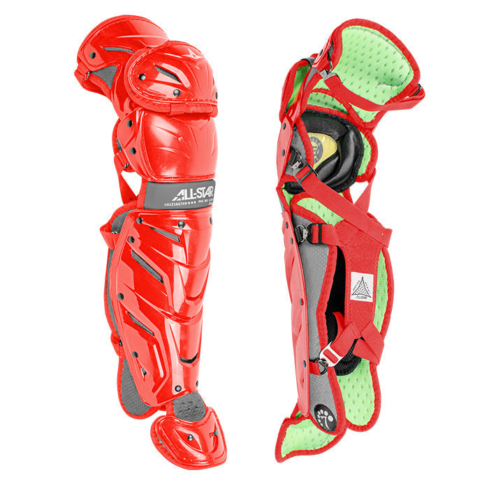 All-Star Axis Series Leg Guards Ages 9-12 - Scarlet