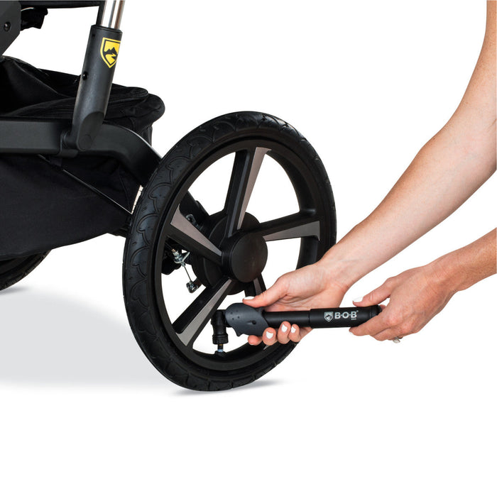 BOB | Deluxe Handlebar Console with Tire Pump for Single Jogging Strollers