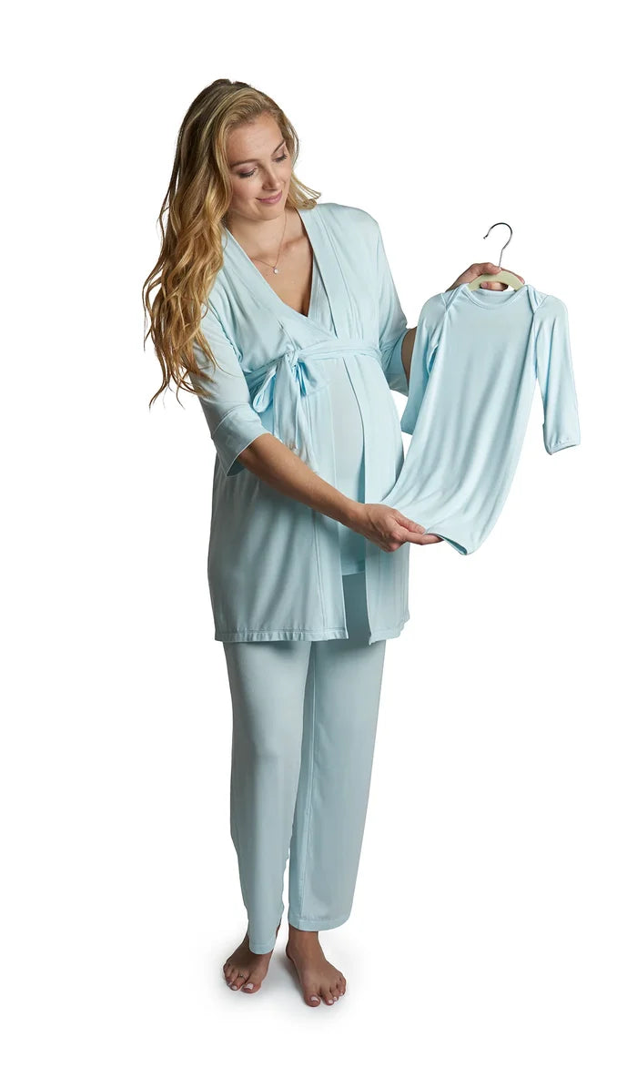 Everly Grey | 5-Piece Pajamas | Whispering Blue