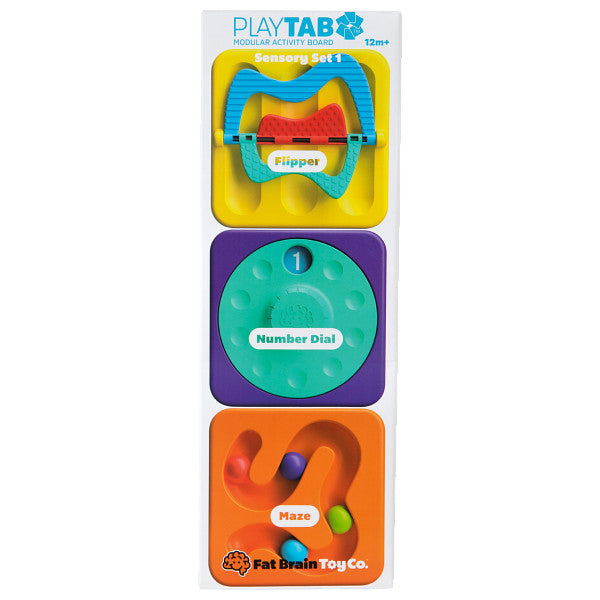Fat Brain Toys | PlayTab Modular Sensory Activity Board Accessories