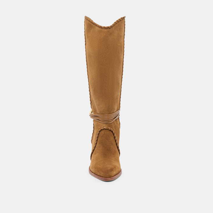 JODY BOOTS LT BROWN SUEDE