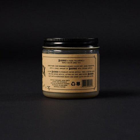 Blackrock Leather n Rich leather cleaner, alternate view of the tin and applicator