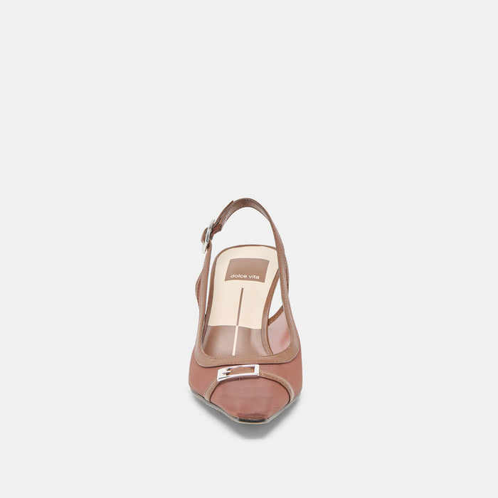 LORINE HEELS ESPRESSO MESH