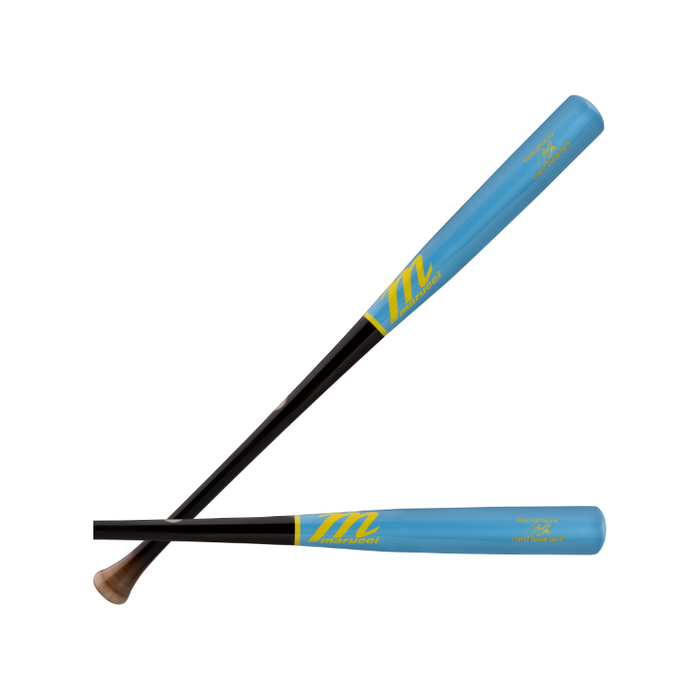 Marucci LINDY12 Pro Model Eclipse/Baby Blue Wood Bat MVE4LINDY12-EC/BB — Bats