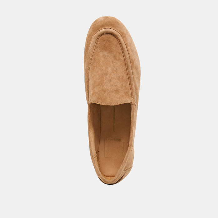 MATTIE LOAFERS CAMEL SUEDE