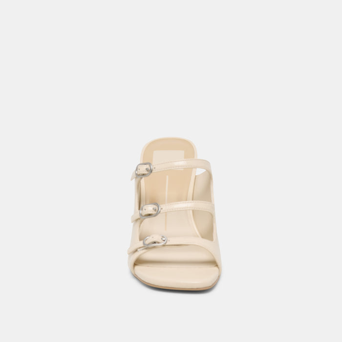 NEKO HEELS BONE LEATHER