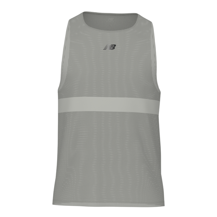New Balance Men's RC Jacquard Tank - Boylston Grey