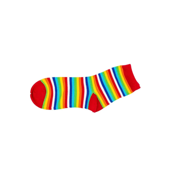 Rainbow Women`s Stripe Crew Socks Gift Box Pantsnsox