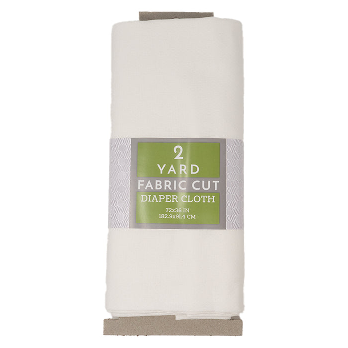 RTC Fabric 100% Cotton Diaper Cloth Fabric, 2 Yard Precut