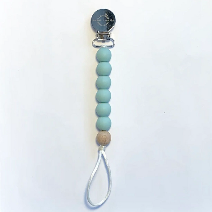 Sugar + Maple | Paci Clip | Seaglass