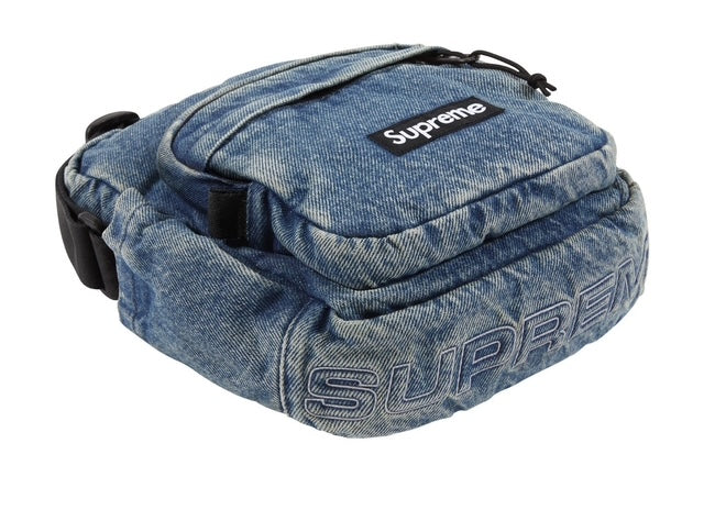 Supreme Denim Shoulder Bag "Washed Indigo"