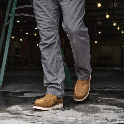 Oil and slip resistant composite toe work boot by BRUNT in brown, additional gallery view