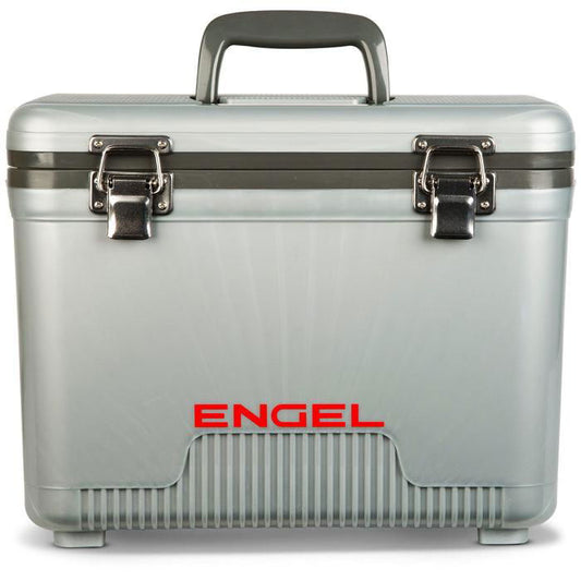 Engel 13 quart drybox cooler in silver