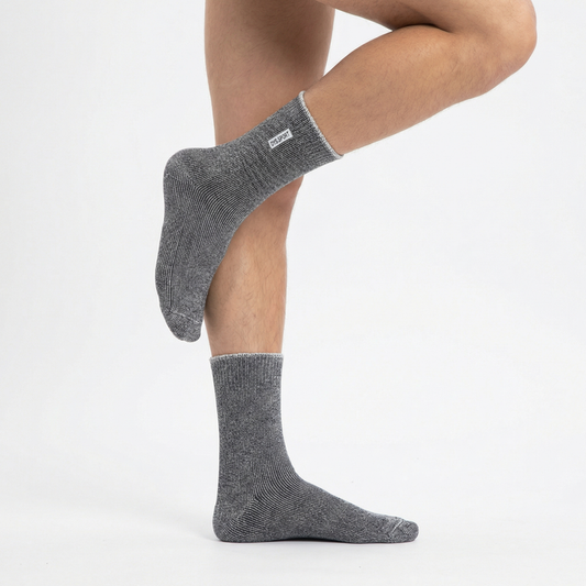 Wool Blend Full Cushion Hiking Crew Socks For Men Pantsnsox