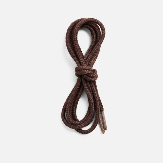 Heavy duty flame resistant replacement boot laces by Red Wing in brown, product view