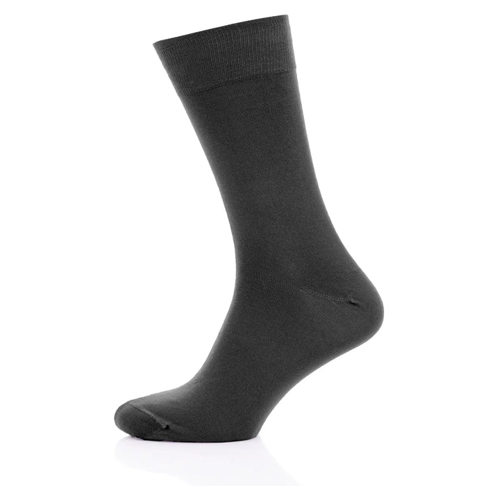 6 Pairs Crew Business Socks Black White Grey Green Dark Grey For Men Women Sunfort
