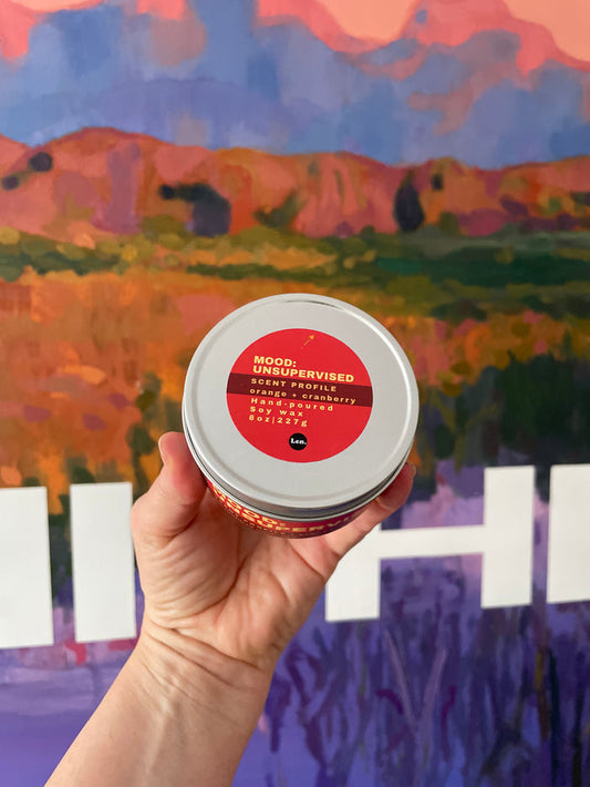 Soy Candle Tins 8 Oz Spring 2026 Collection - Mood: Unsupervised