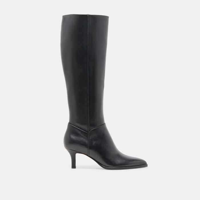 Aldy Black Leather Boots | Dolce Vita