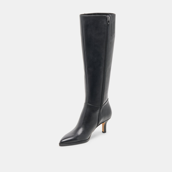 ALDY BOOTS BLACK LEATHER