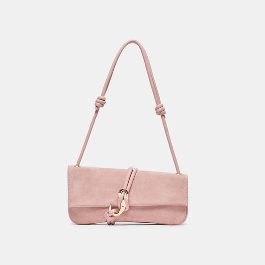 ALICE Daydream Pink Suede Adjustable Shoulder Bag | Dolce Vita