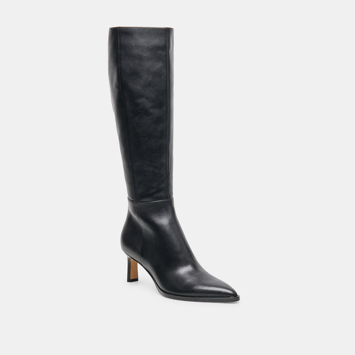 ALIMA BOOTS BLACK LEATHER