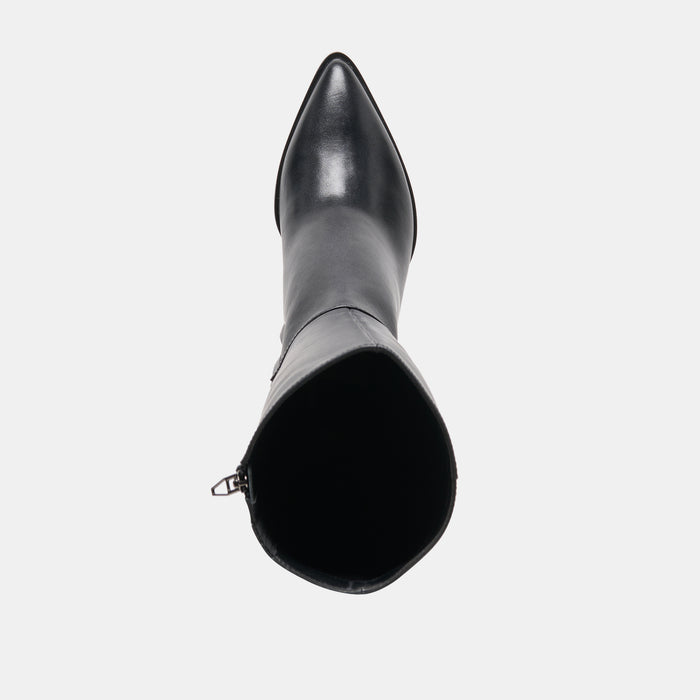 ALIMA BOOTS BLACK LEATHER
