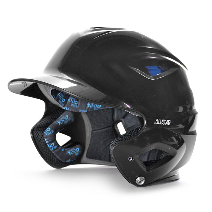 All-Star S7 Solid Sized UltraCool Batting Helmet - Black