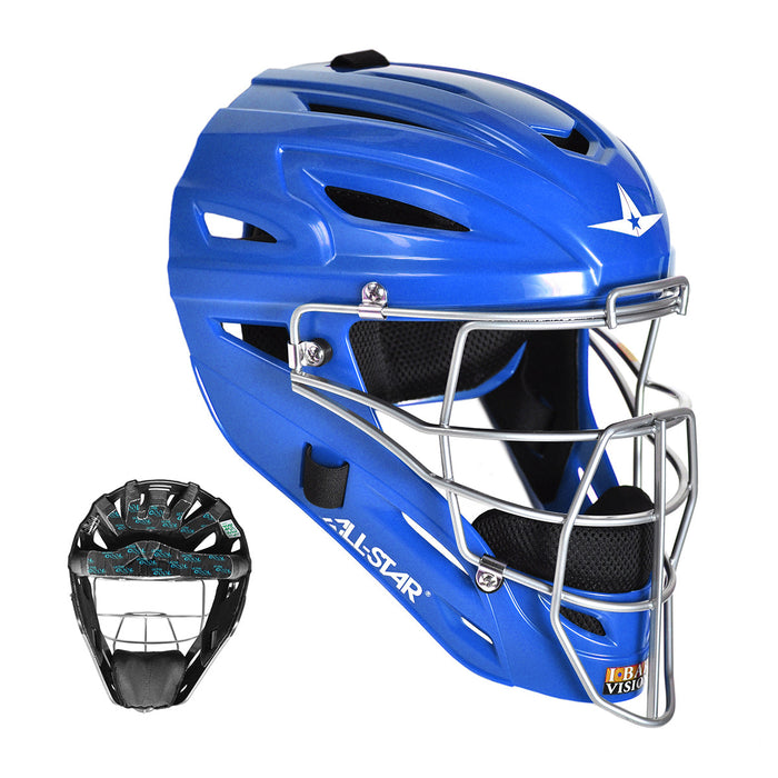 All-Star Ultra Cool Youth Catcher's Helmet - Royal Blue