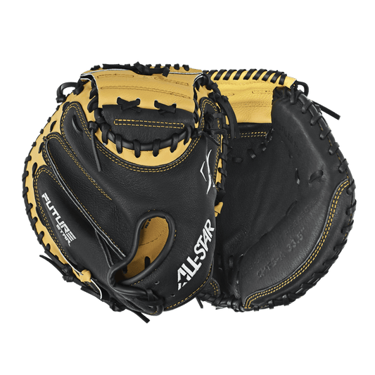 All-Star Youth Catcher's Mitt 31.5" Black/Tan — Catcher's Mitts by All Star