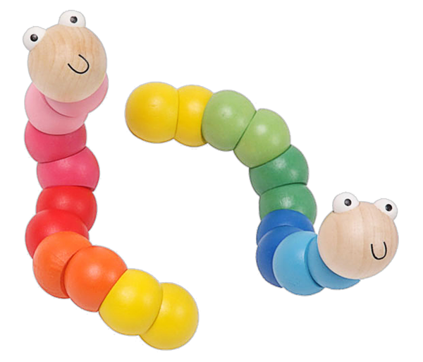 Baby Ganz | Wooden Twisty Worm