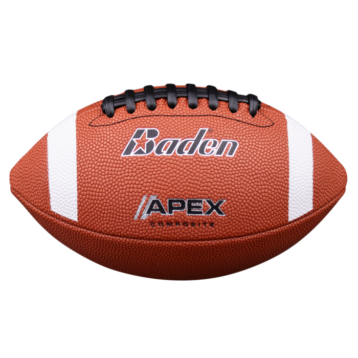 Baden Official Apex Perfection Leather NFHS Football — Footballs