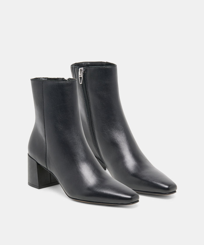 BAYRA BOOTIES BLACK LEATHER
