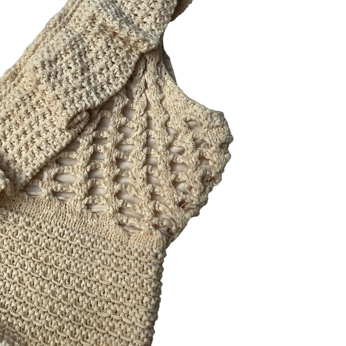Beige Knits Bralette - XS