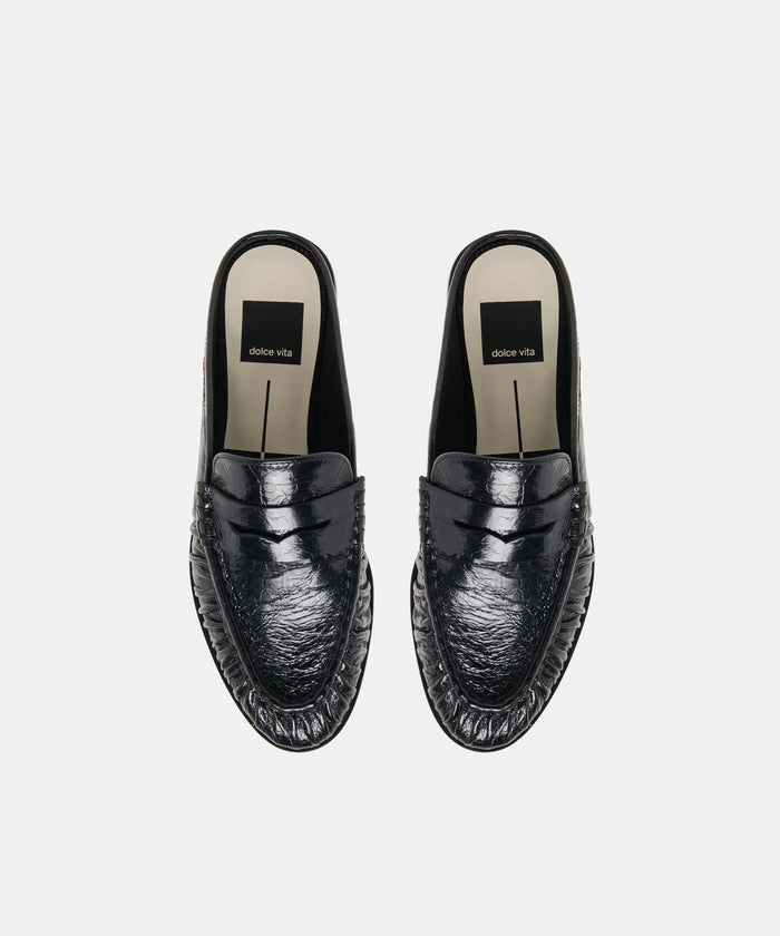 BETZY LOAFERS MIDNIGHT CRINKLE PATENT