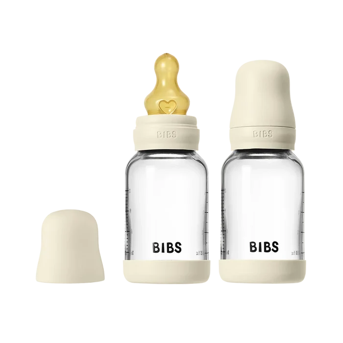 BIBS | 4oz Glass Baby Bottle 2-Pack