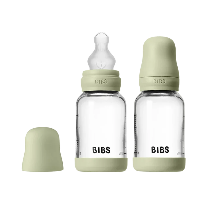 BIBS | 4oz Glass Baby Bottle 2-Pack