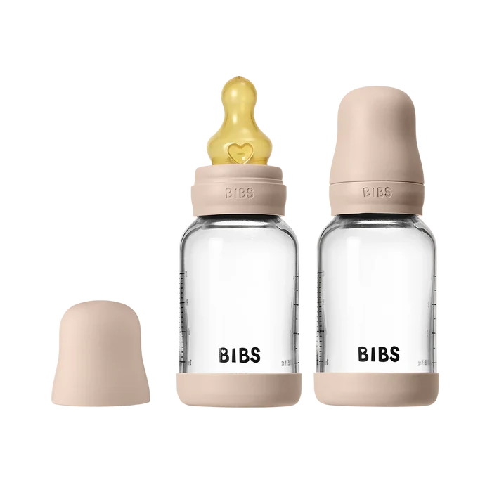 BIBS | 4oz Glass Baby Bottle 2-Pack
