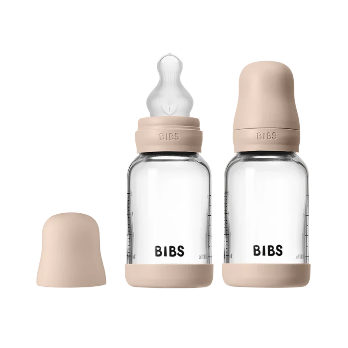 BIBS | 4oz Glass Baby Bottle 2-Pack