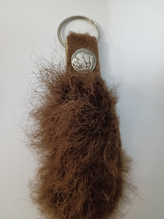 Bison Hide Keychain
