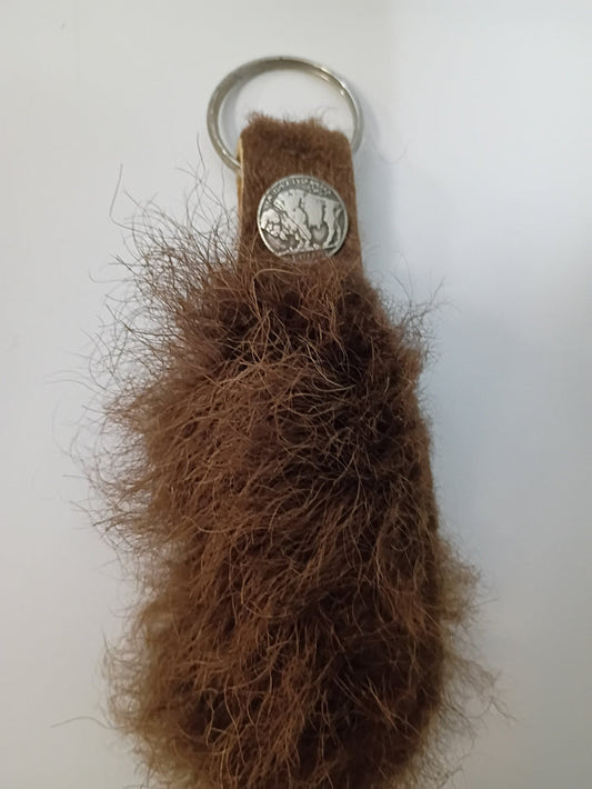 Bison Hide Keychain