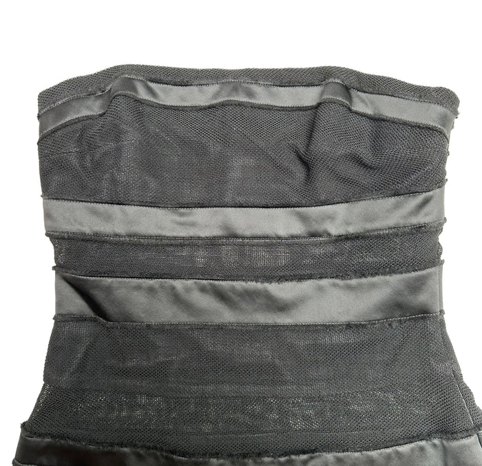 Black Bustier Dress - XS
