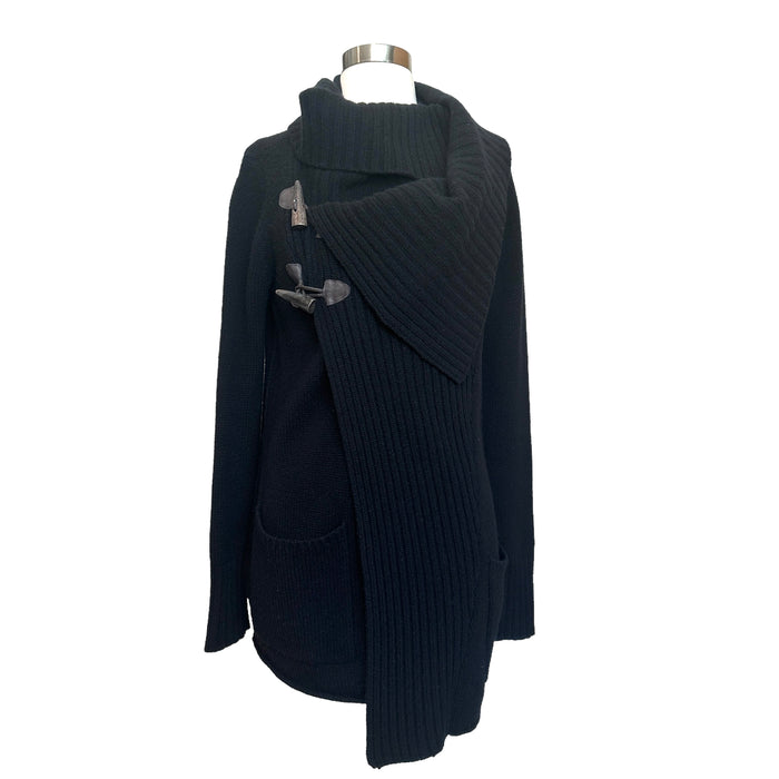 Black Cardigan Sweater - XS
