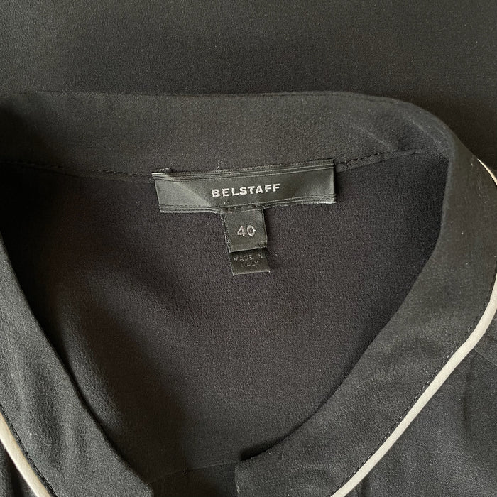 Black Silk Shirt - S/M