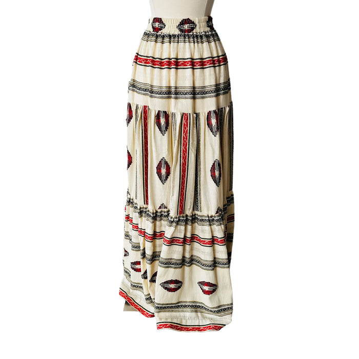 Boho Cream Skirt Set - M