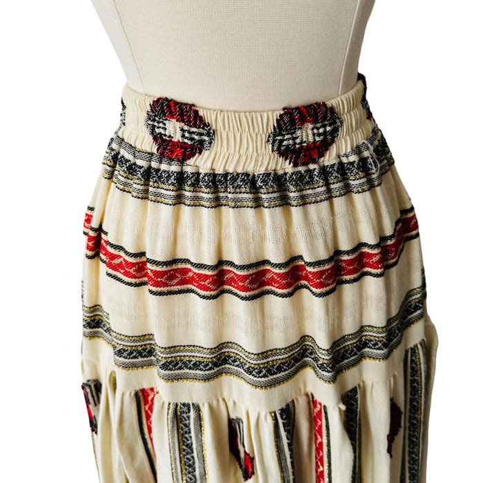 Boho Cream Skirt Set - M