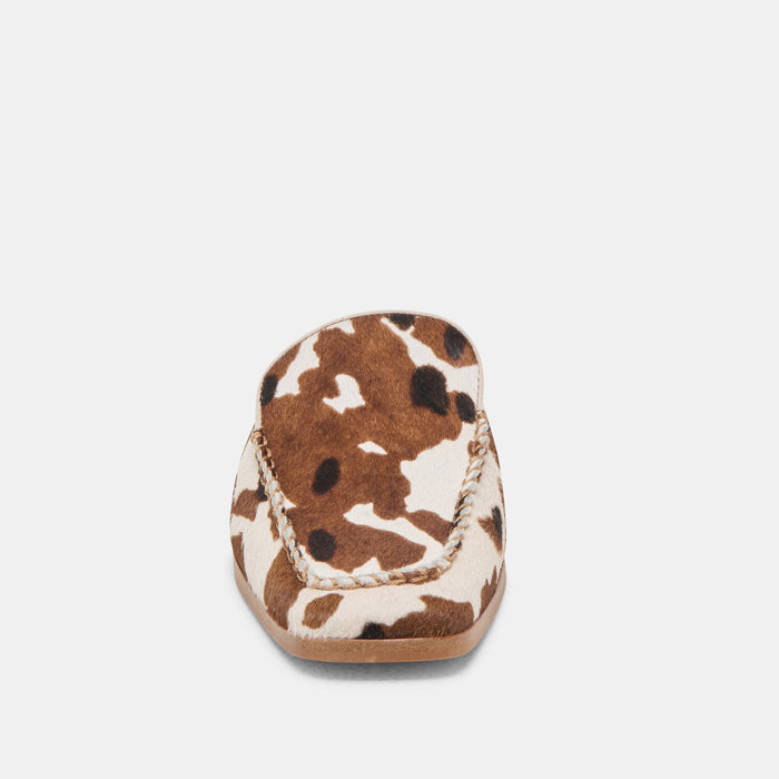 BRADLY FLATS COCOA TAURUS CALF HAIR