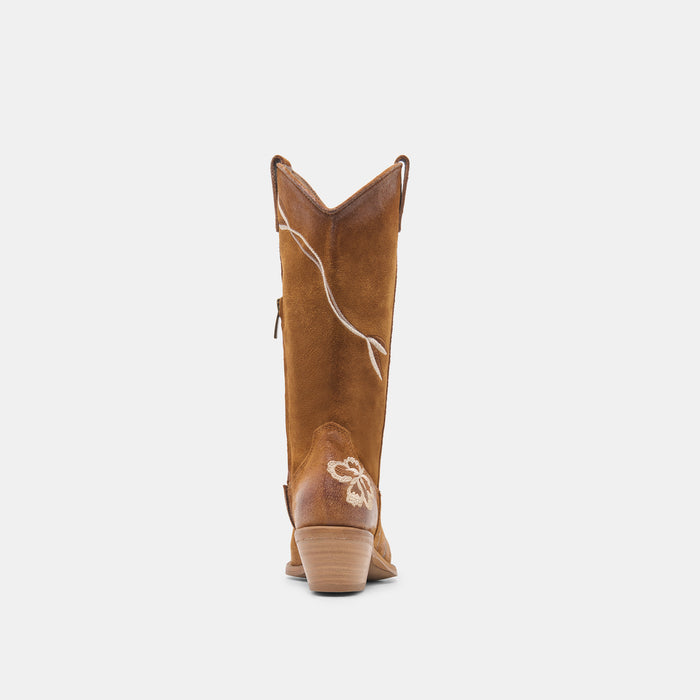 BRANDO BOOTS TAN SUEDE