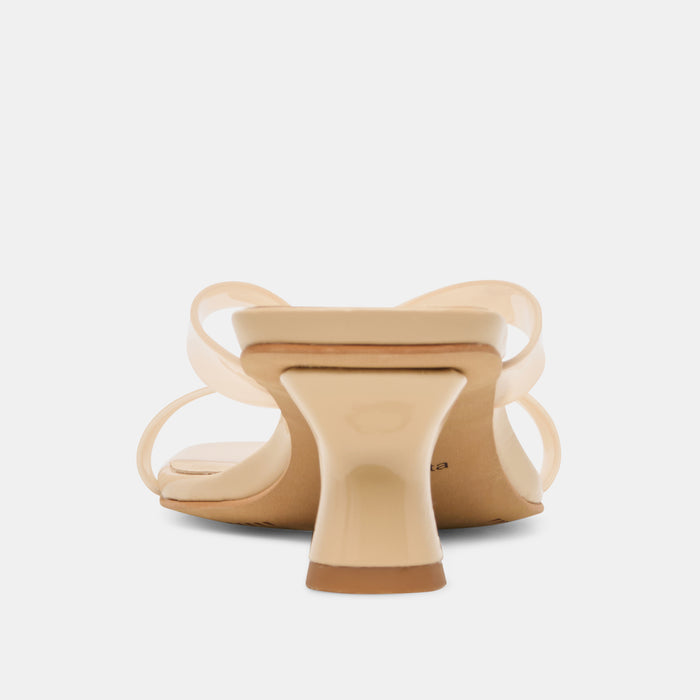 BREVEL VINYL HEELS PRALINE JELLY