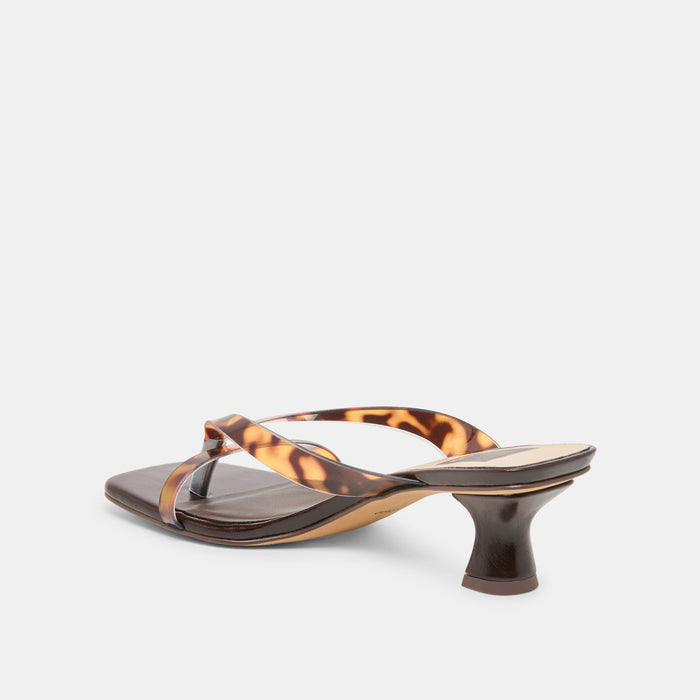 BREVEL VINYL HEELS TORTOISE JELLY